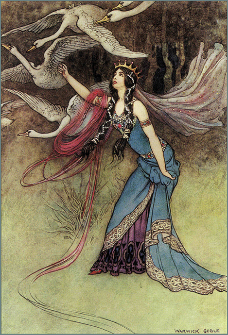 Warwick Goble - Swans